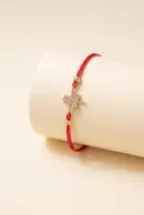 14 Ayar Altın İpli Çınar Yaprağı Bileklik