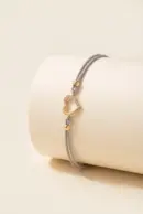 14 Ayar Altın İpli Kalp Bileklik