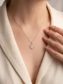 Altın Yaşam Çiçeği Kolye