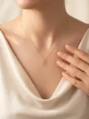 14 Ayar Altın Anne Çocuk Kolye